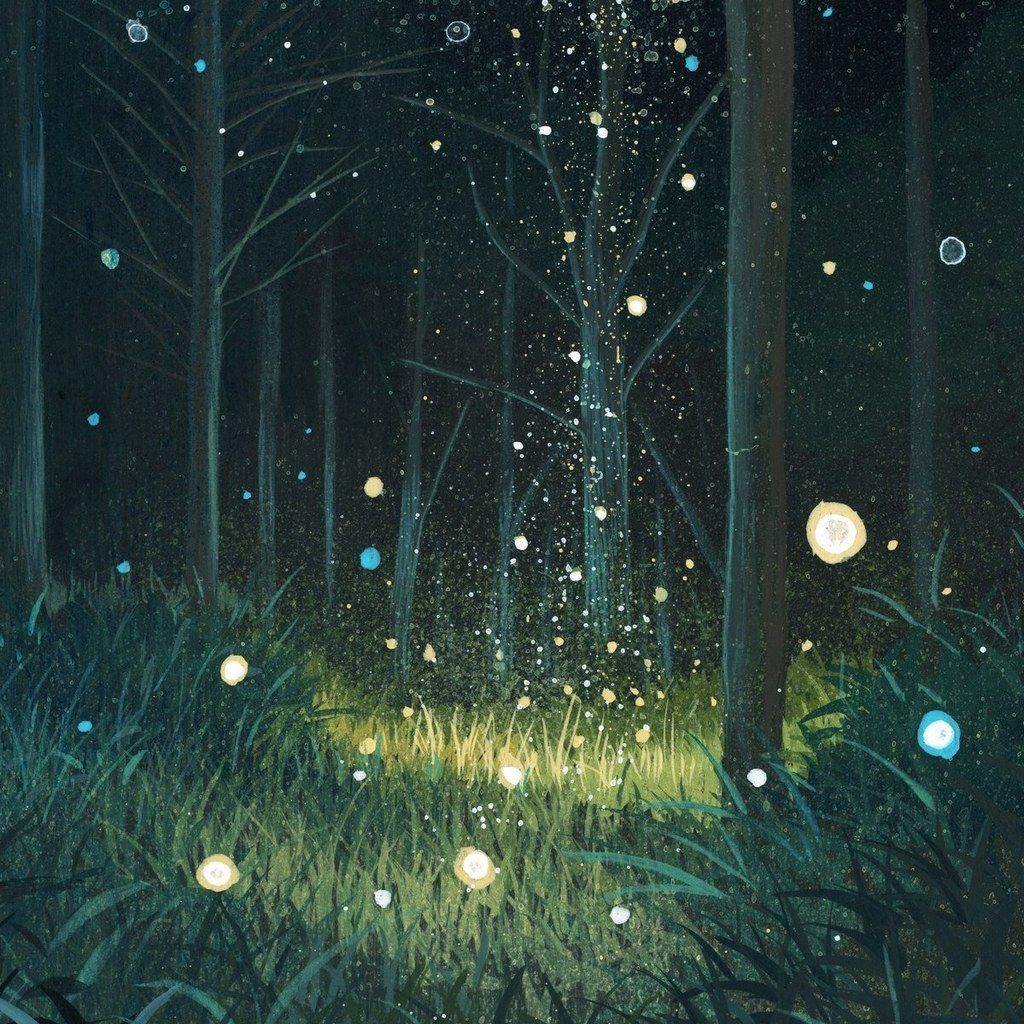 Detail Fireflies Wallpaper Nomer 17