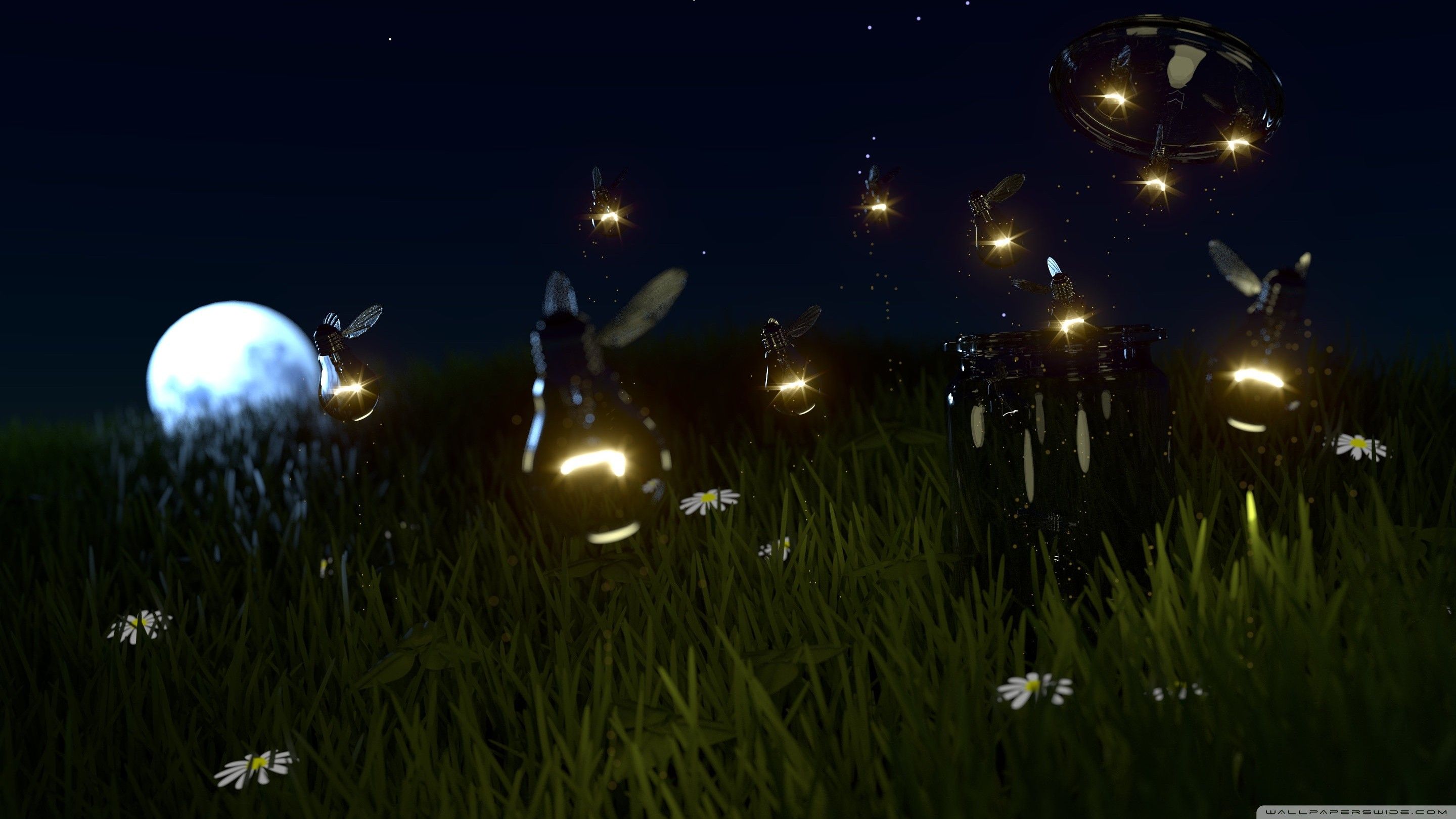 Download Fireflies Wallpaper Nomer 28