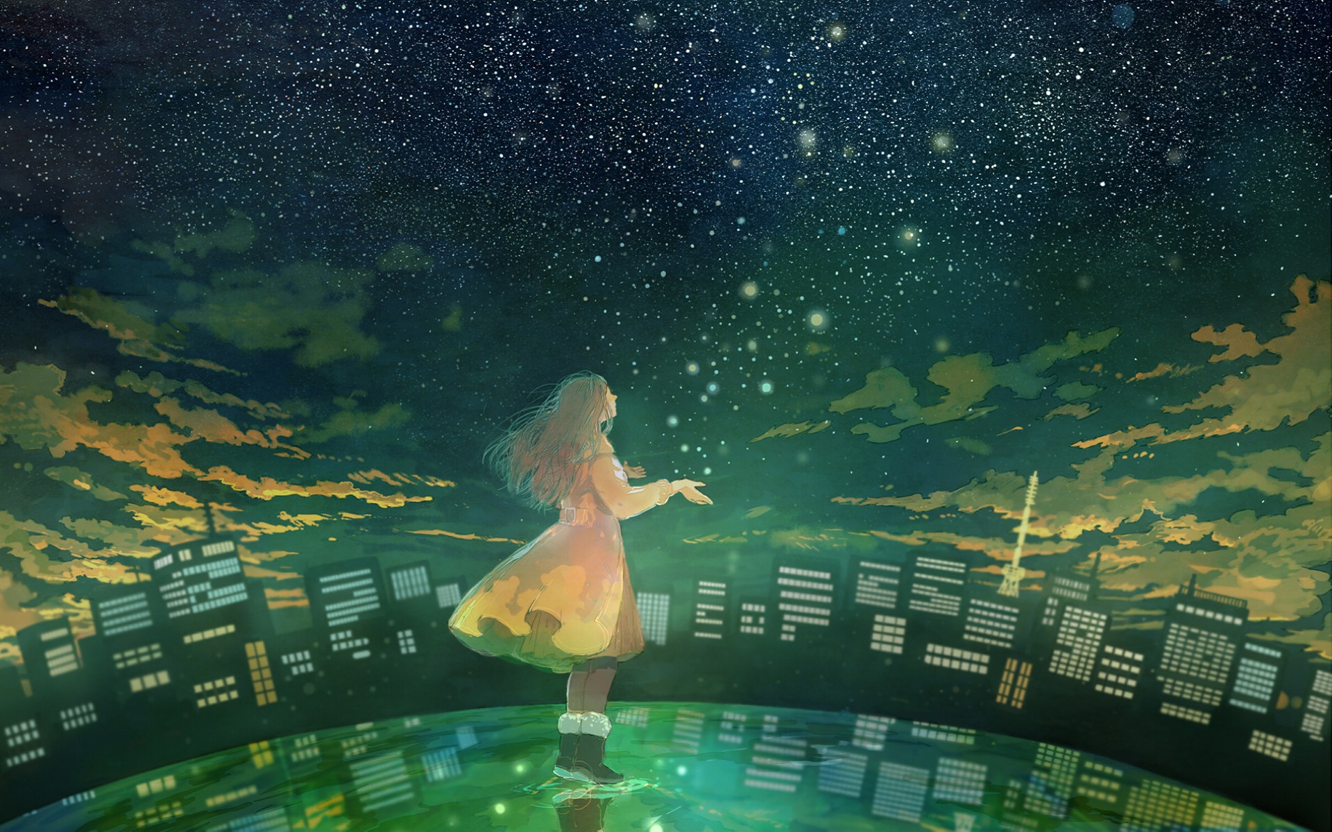 Detail Fireflies Wallpaper Nomer 44