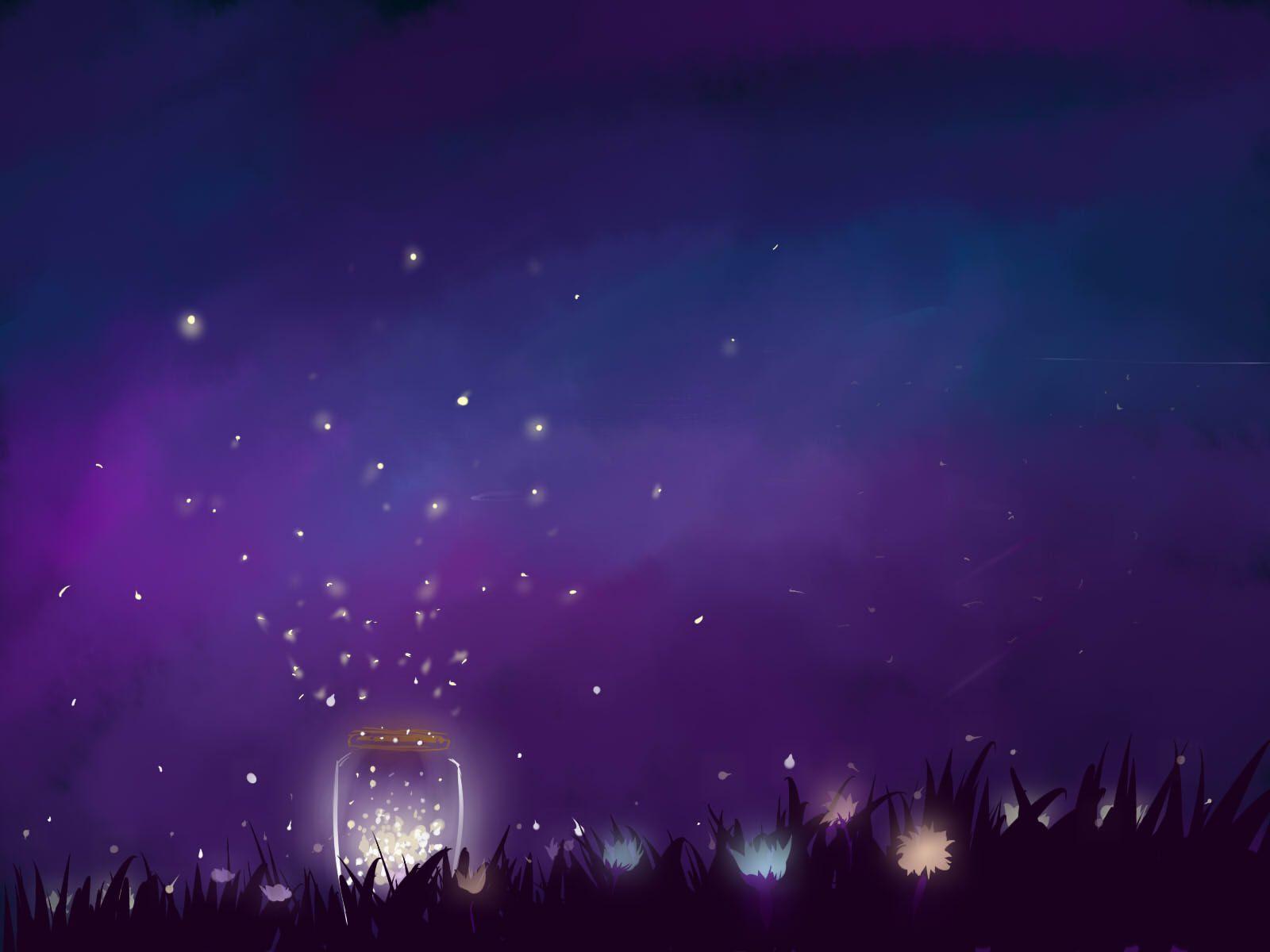 Detail Fireflies Wallpaper Nomer 7