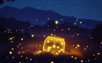 Detail Fireflies Wallpaper Nomer 8