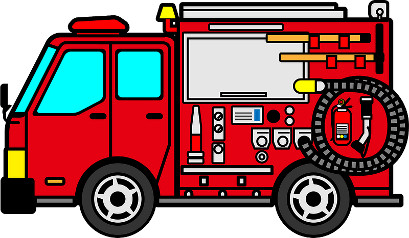 Detail Firetruck Clipart Nomer 23