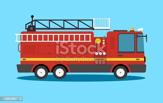 Detail Firetruck Clipart Nomer 8