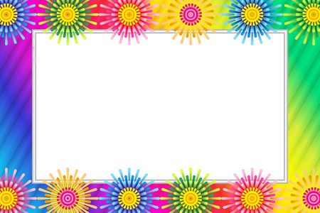 Detail Fireworks Clipart Border Nomer 8