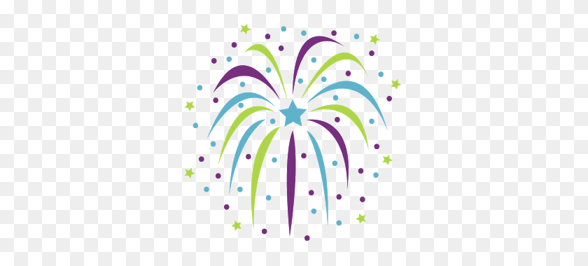 Detail Fireworks Clipart Border Nomer 25