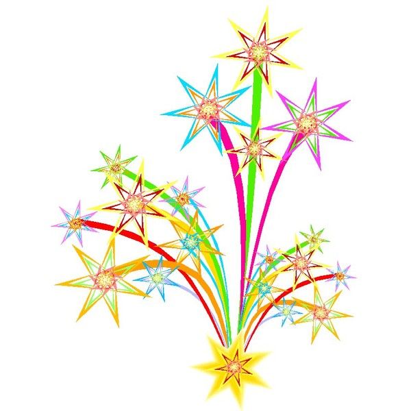 Detail Fireworks Clipart Border Nomer 30