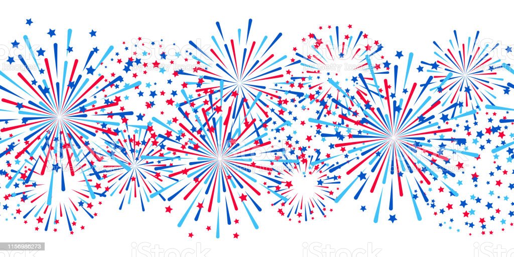 Detail Fireworks Clipart Border Nomer 42