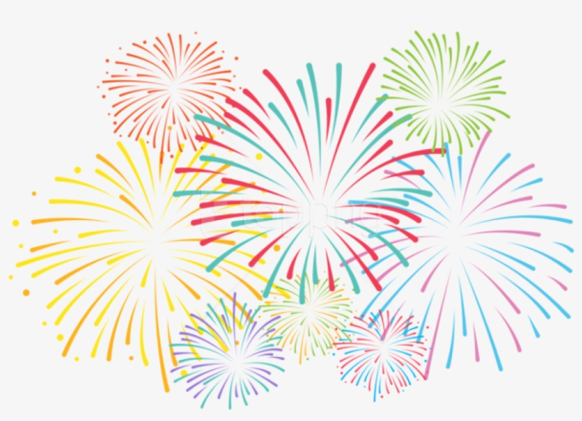 Detail Fireworks Clipart No Background Nomer 7