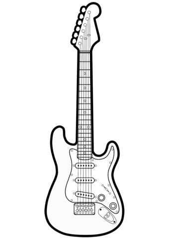 Detail Gitarre Drawing Nomer 12