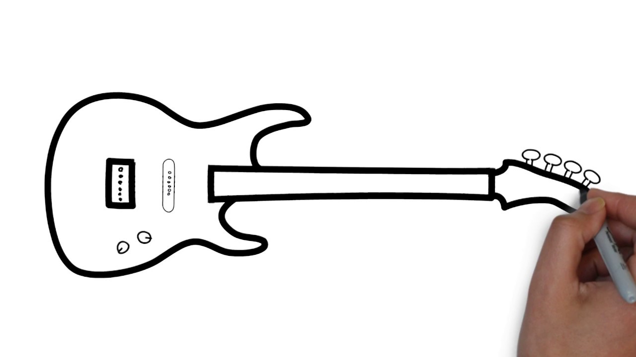 Detail Gitarre Drawing Nomer 19