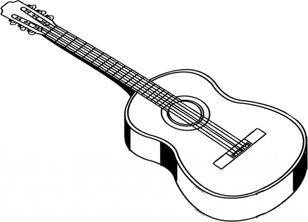 Detail Gitarre Drawing Nomer 4