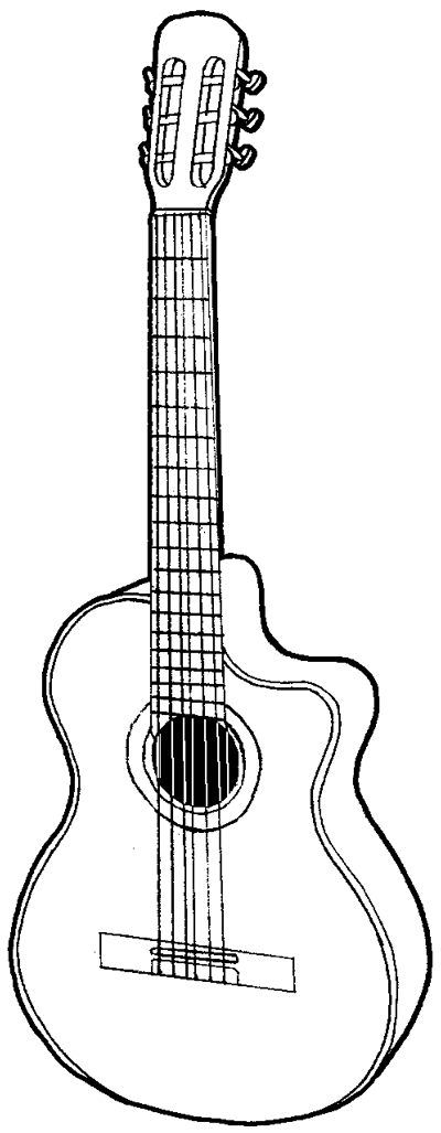 Detail Gitarre Drawing Nomer 9
