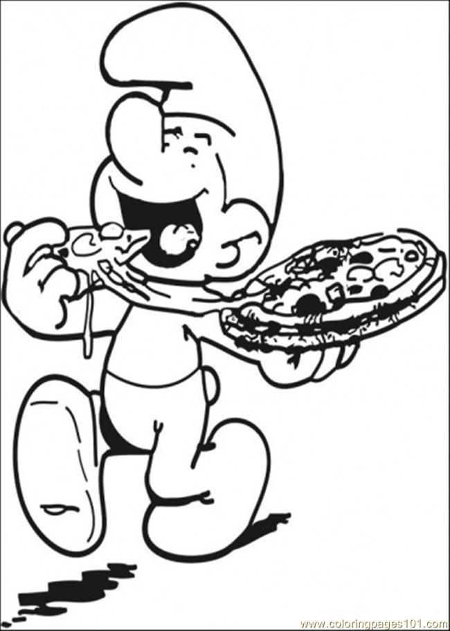 Detail Pizza Ausmalbild Nomer 15