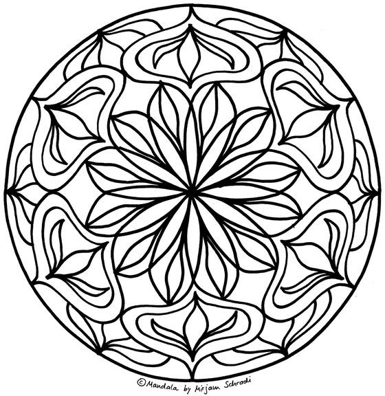 Detail Einfache Mandalas Zum Ausdrucken Nomer 2