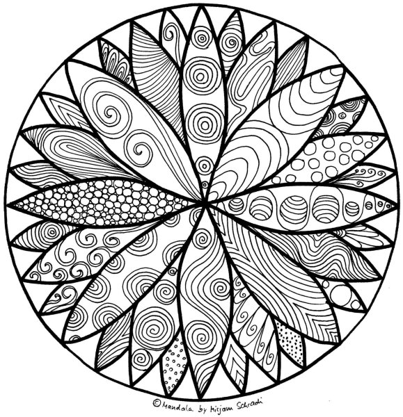 Detail Einfache Mandalas Zum Ausdrucken Nomer 21