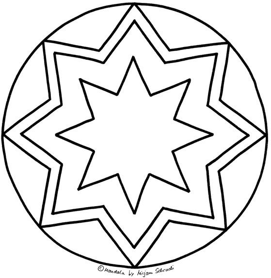 Detail Einfache Mandalas Zum Ausdrucken Nomer 3