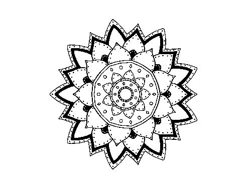 Detail Einfache Mandalas Zum Ausdrucken Nomer 6