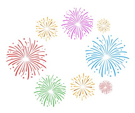 Detail Fireworks Clipart Nomer 22