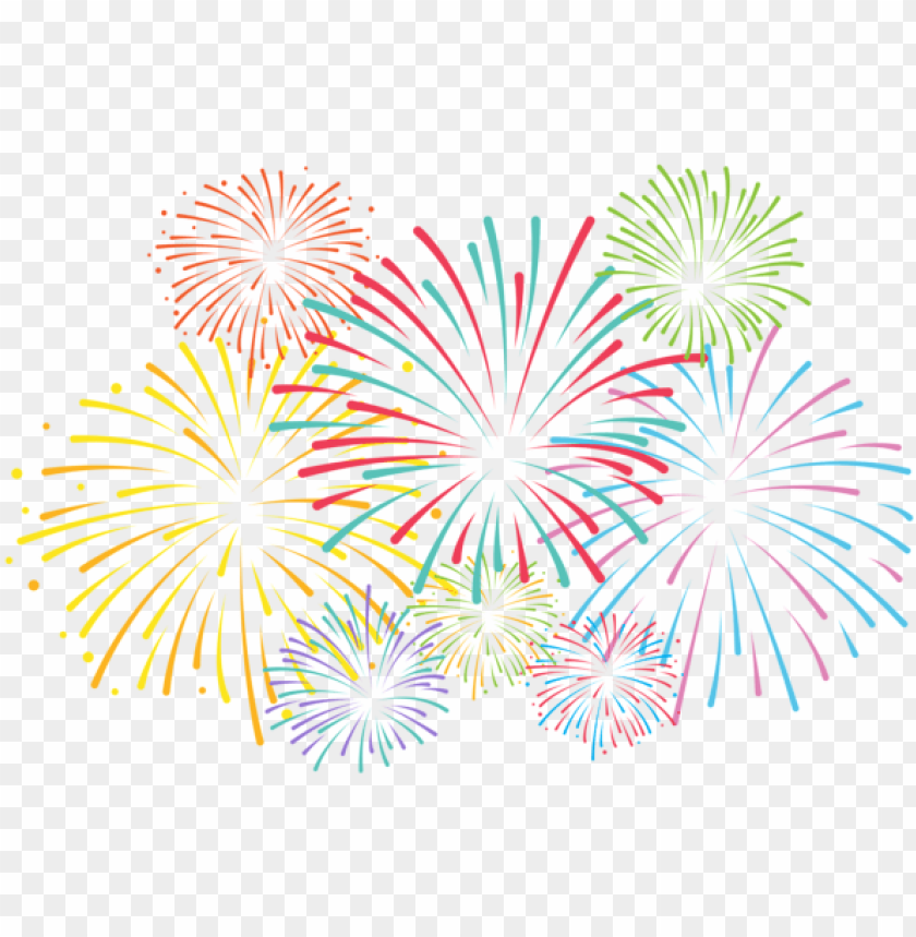 Detail Fireworks Clipart Png Nomer 2