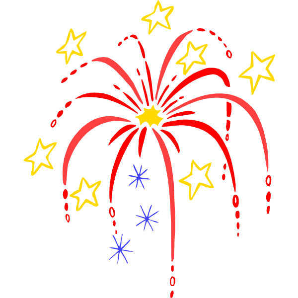 Detail Fireworks Images Clip Art Free Nomer 37