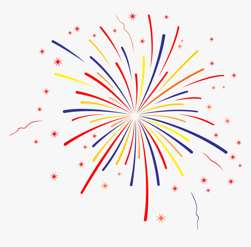 Detail Fireworks Vector Png Nomer 11