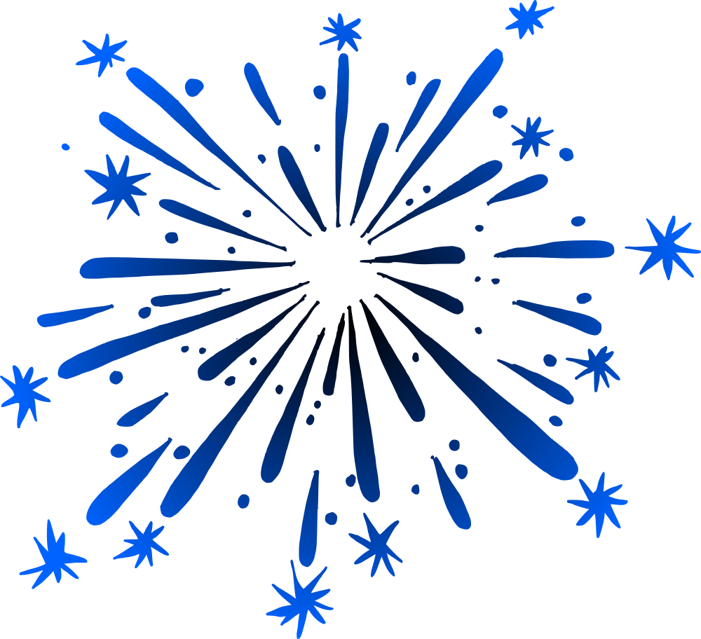 Detail Fireworks Vector Png Nomer 2