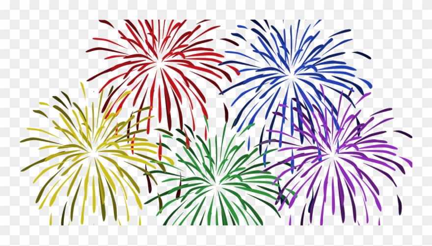 Detail Fireworks Vector Png Nomer 19