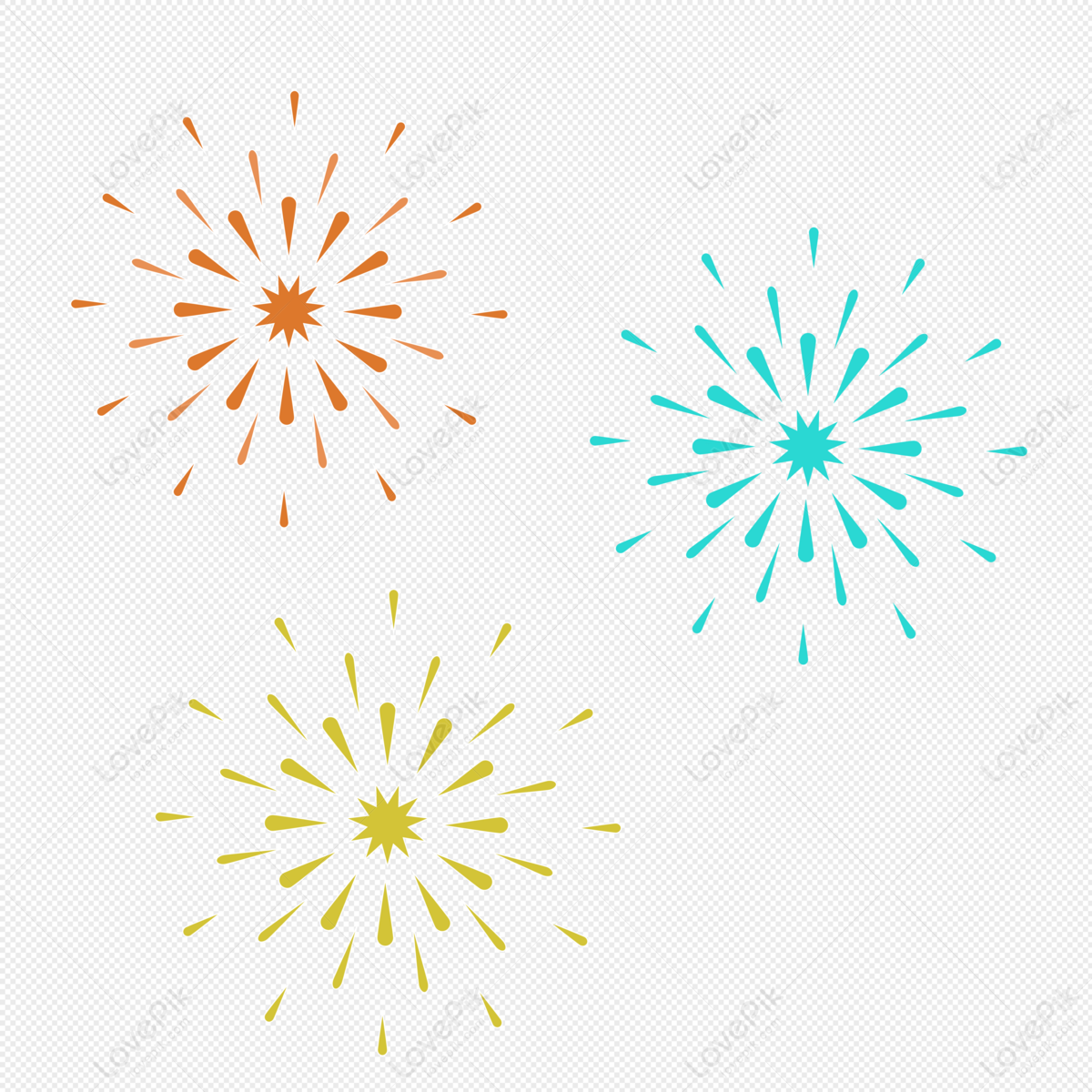 Detail Fireworks Vector Png Nomer 26