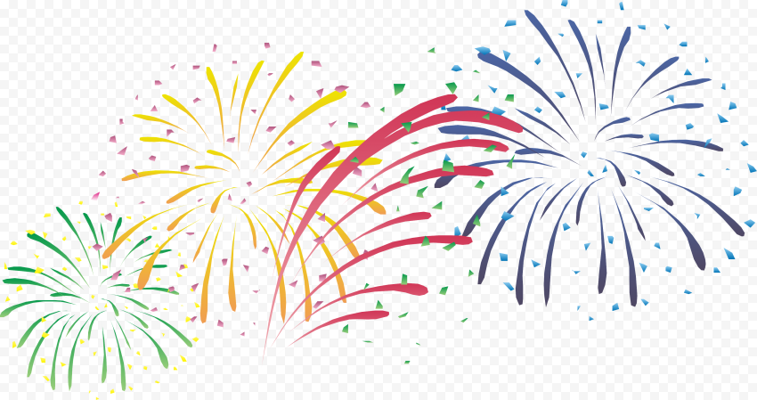 Detail Fireworks Vector Png Nomer 35