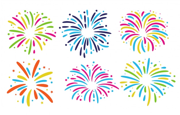 Detail Fireworks Vector Png Nomer 39