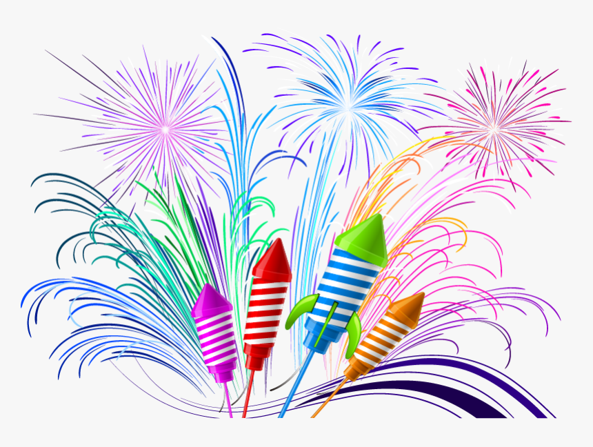 Detail Fireworks Vector Png Nomer 42