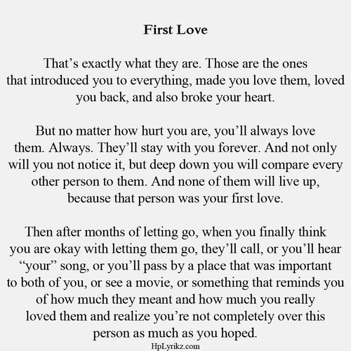 Detail First Love Quotes Nomer 19