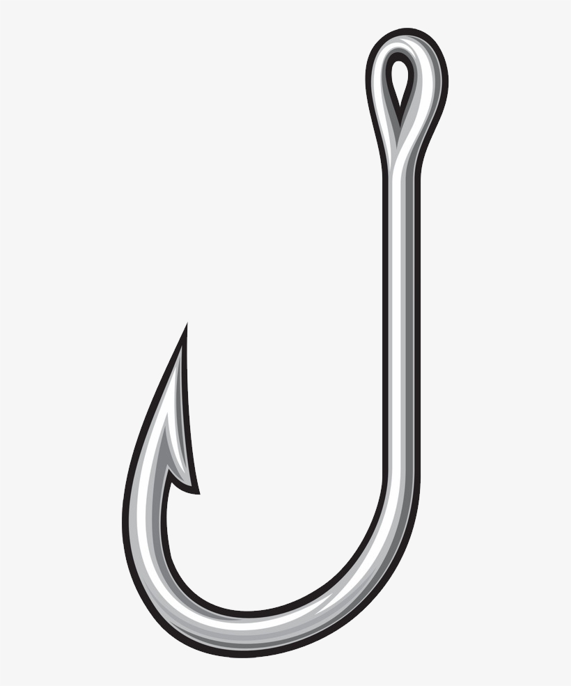 Detail Fish Hook Clipart Free Nomer 5