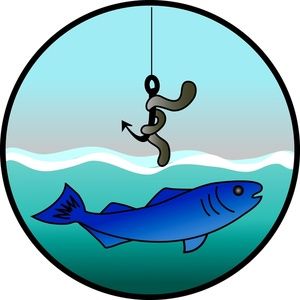 Detail Fish Hook Clipart Free Nomer 38