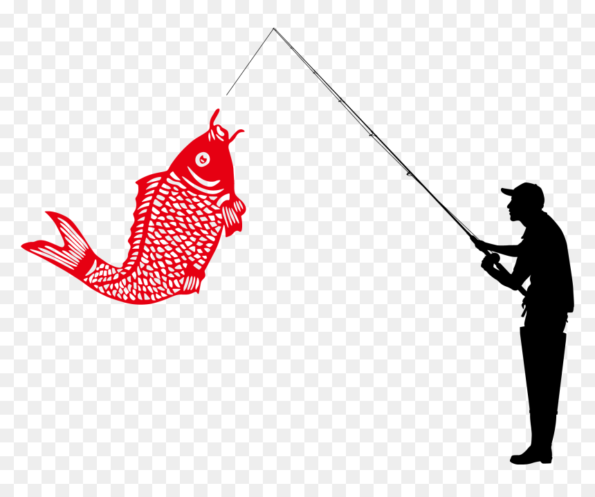 Detail Fish On Hook Clipart Nomer 35