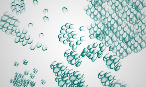 Detail Fish Scale Photoshop Brush Nomer 8