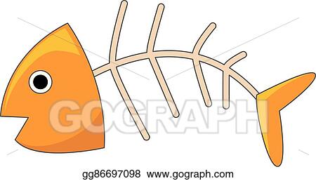 Detail Fish Skeleton Clipart Nomer 35