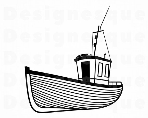 Detail Fishing Boat Clipart Nomer 45