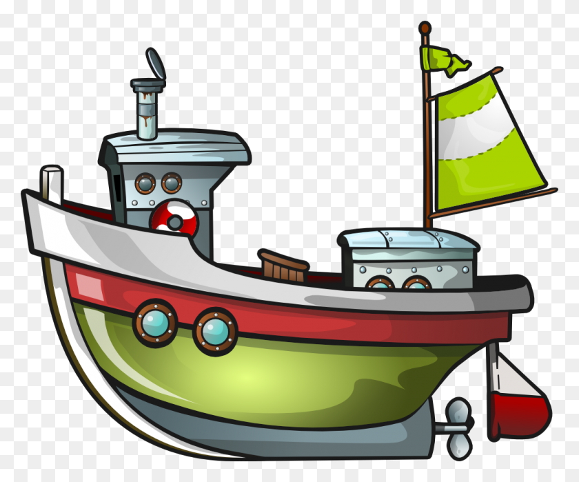 Detail Fishing Boat Clipart Nomer 7