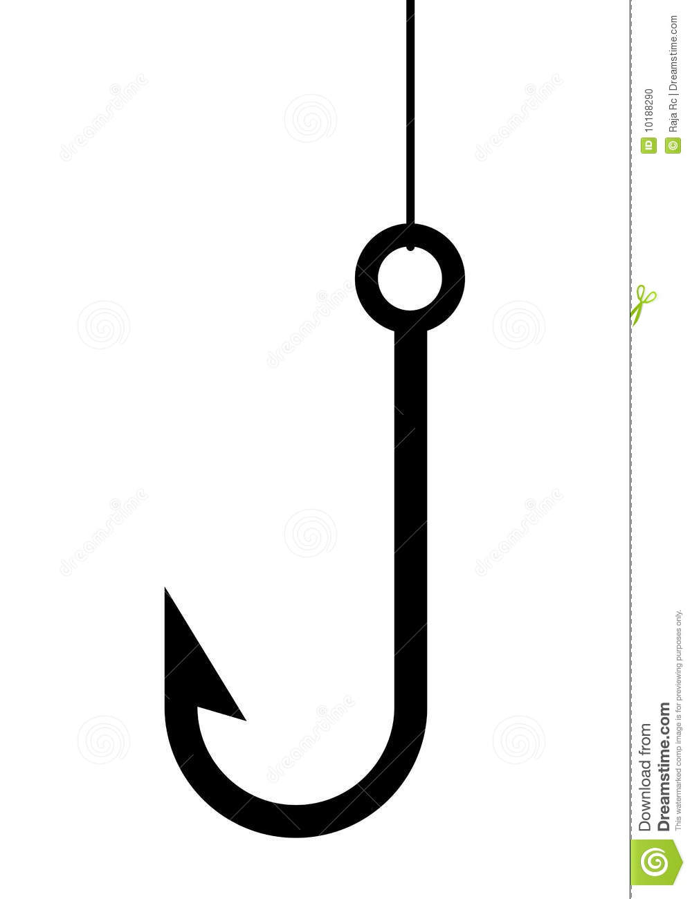 Detail Fishing Hook Clipart Nomer 9