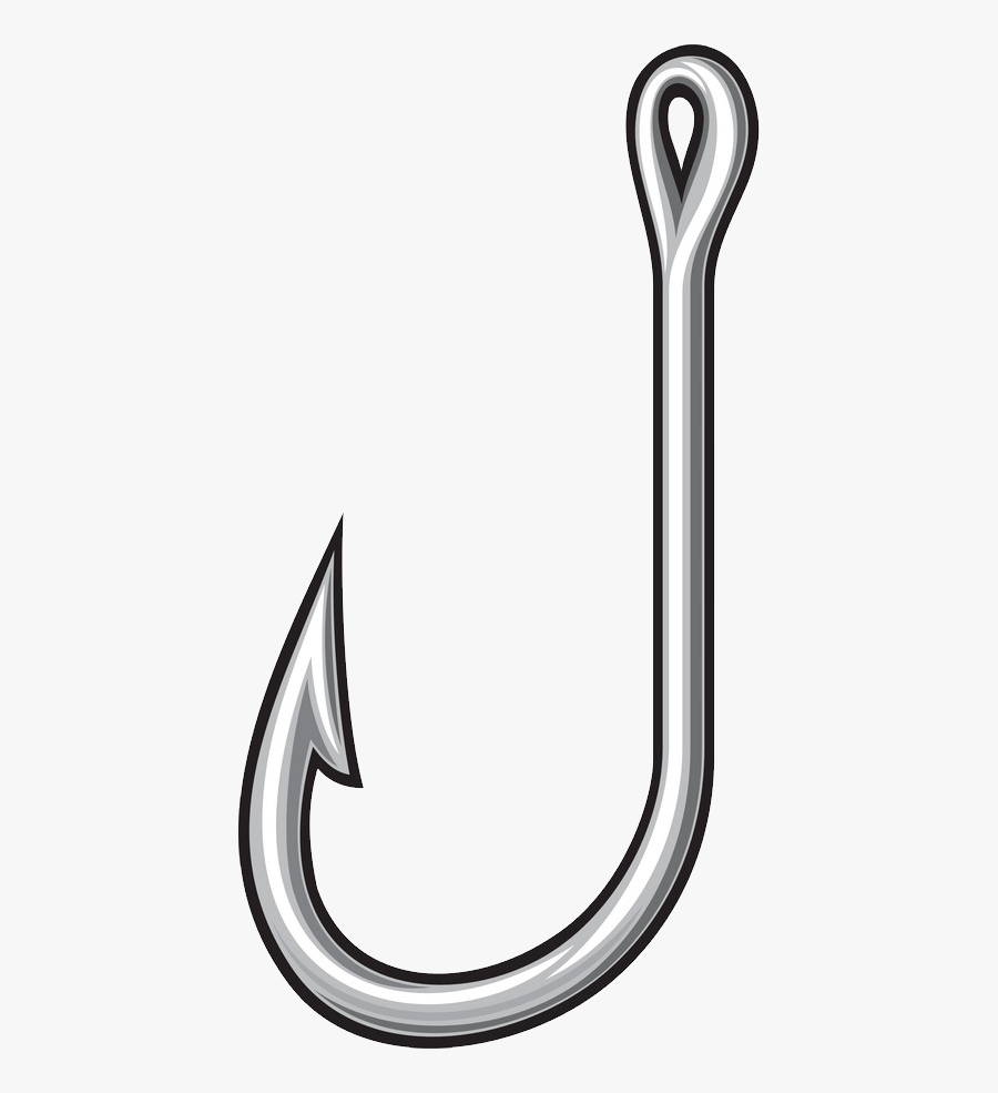 Detail Fishing Hook Clipart Black And White Nomer 8