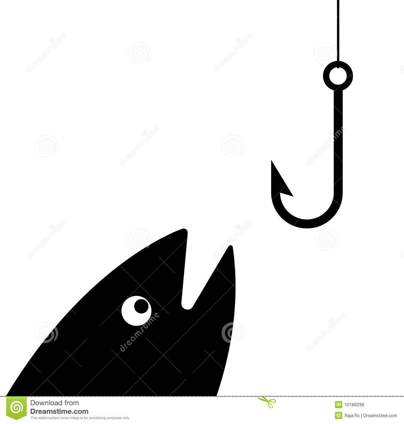 Detail Fishing Hook Clipart Free Nomer 21
