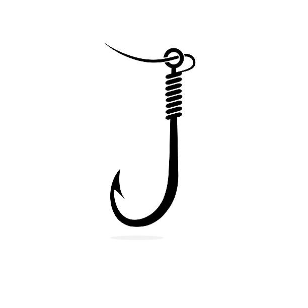 Detail Fishing Hook Clipart Free Nomer 4