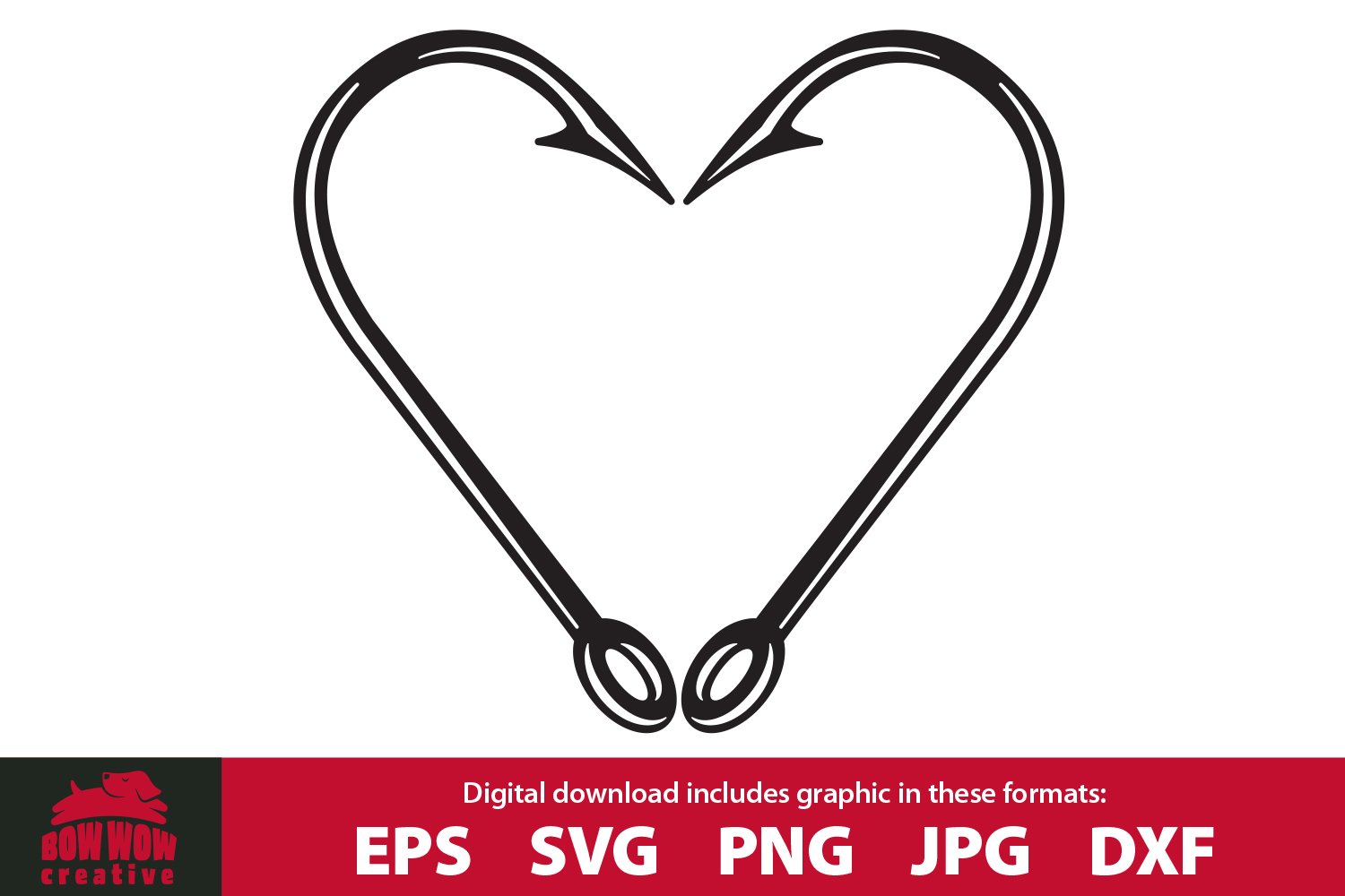 Detail Fishing Hook Heart Clipart Nomer 2