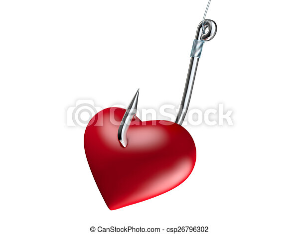 Detail Fishing Hook Heart Clipart Nomer 20