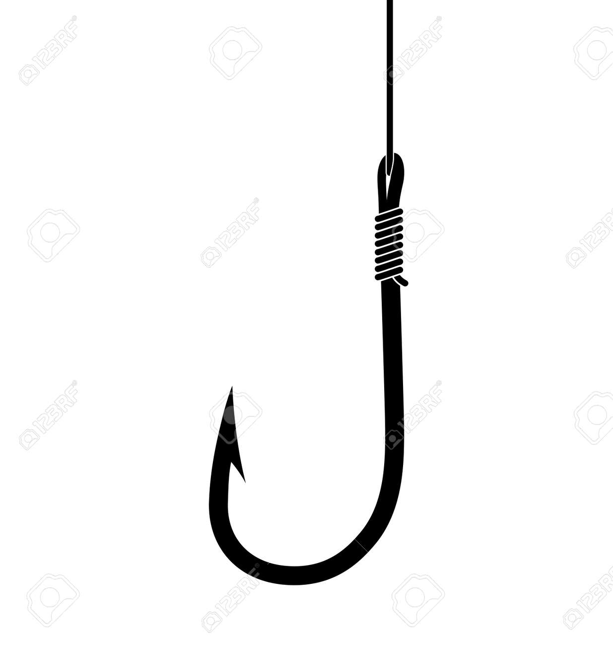 Detail Fishing Line And Hook Clipart Nomer 23