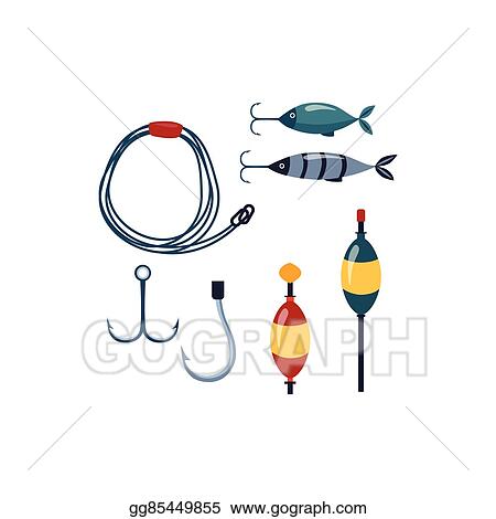 Detail Fishing Line And Hook Clipart Nomer 43