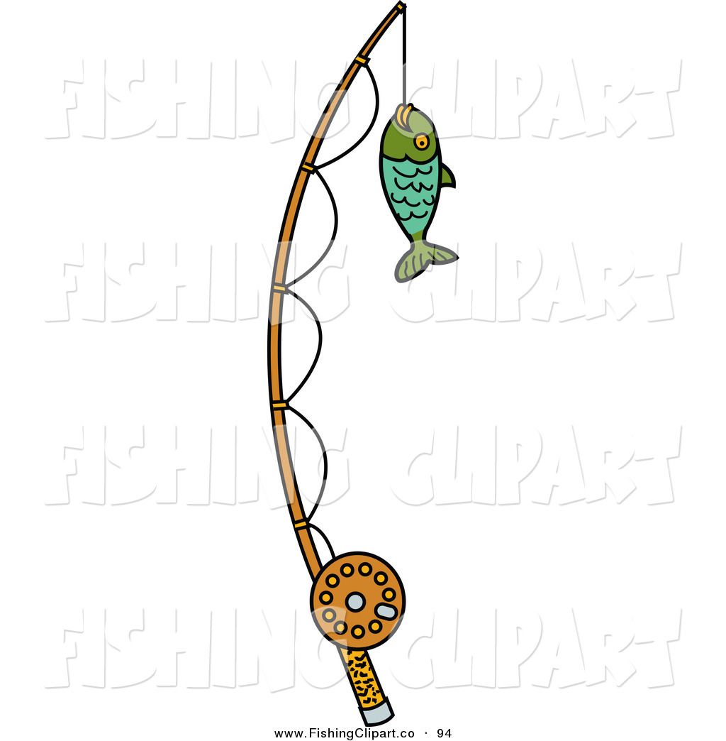 Detail Fishing Pole Clip Art Nomer 15