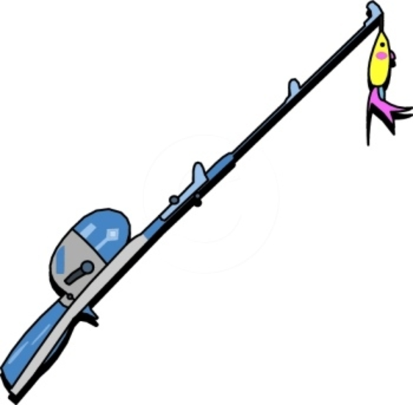 Detail Fishing Pole Clip Art Nomer 22