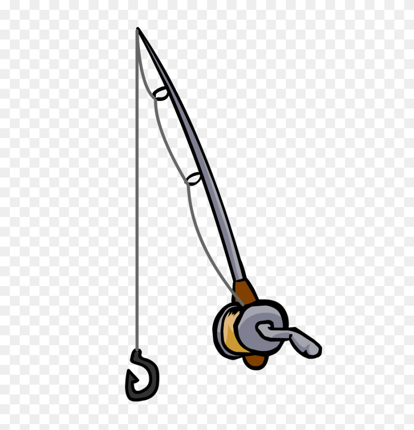 Detail Fishing Pole Clip Art Nomer 30
